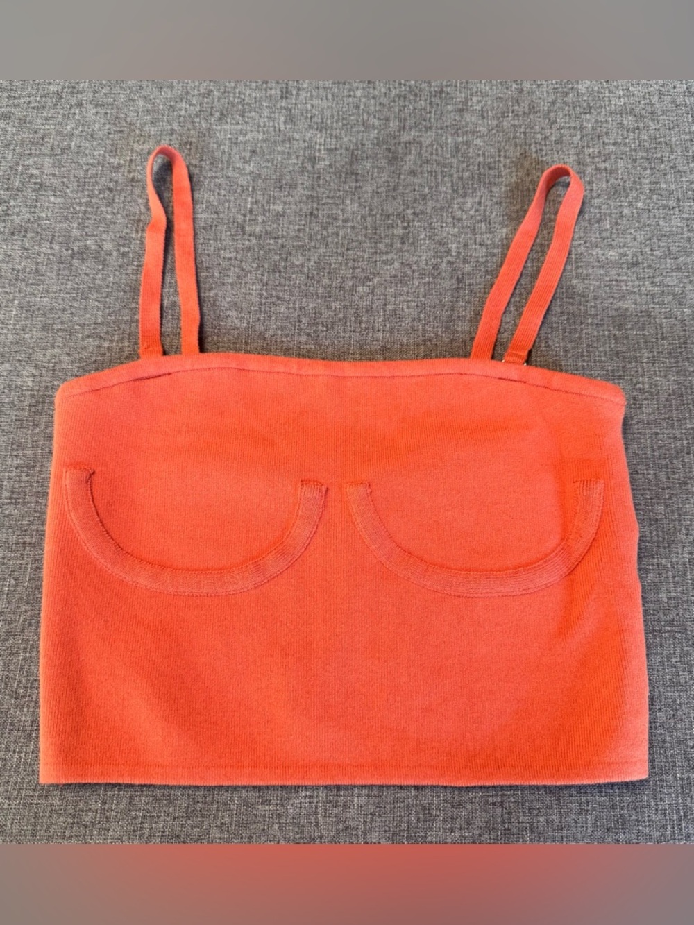 Good American Cupped Tube Top in Cinnamon Size 1/2 (S/M)